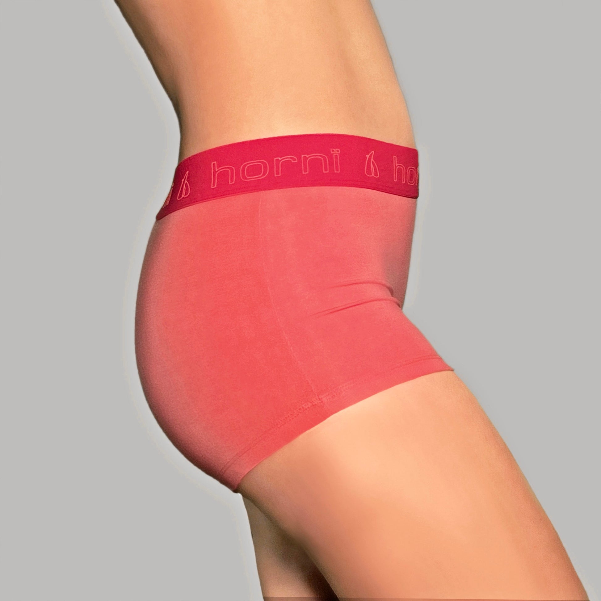 horni flamingo pink boxer shorts women's – hornï underwear